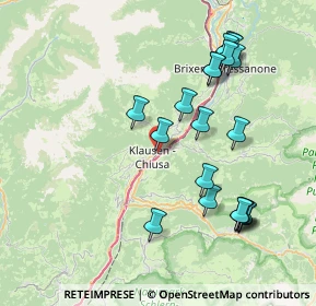 Mappa Via Stazione, 39043 Chiusa BZ, Italia (8.033)