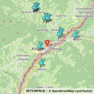 Mappa Via Città Alta, 39042 Chiusa BZ, Italia (2.31667)