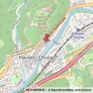 Mappa Via Città Alta, 68, 39043 Chiusa BZ, Italia, 39043 Chiusa, Bolzano (Trentino-Alto Adige)