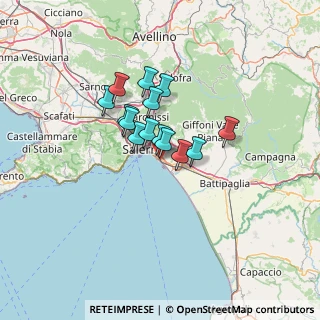 Mappa Via Picenza, 84129 Salerno SA, Italia (9.33357)