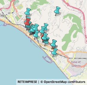 Mappa Via Villafranca, 84132 Salerno SA, Italia (1.3995)