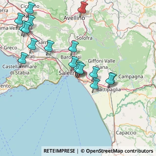 Mappa Via Villafranca, 84132 Salerno SA, Italia (18.82833)
