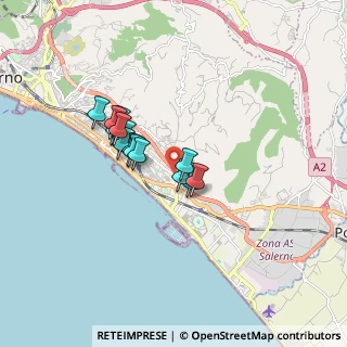 Mappa Via Oscar Arnulfo Romero, 84132 Salerno SA, Italia (1.34)