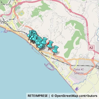 Mappa Via Oscar Arnulfo Romero, 84132 Salerno SA, Italia (1.439)