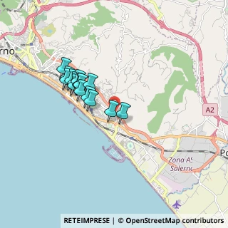 Mappa Via Oscar Arnulfo Romero, 84132 Salerno SA, Italia (1.63)