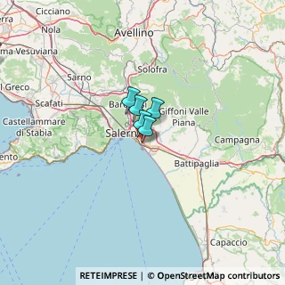 Mappa Via Oscar Arnulfo Romero, 84132 Salerno SA, Italia (25.40444)
