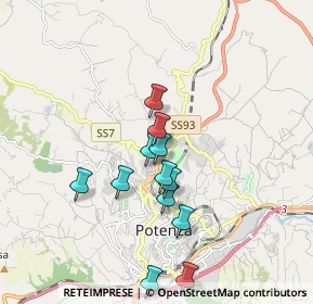 Mappa Via Pierre de Coubertin, 85100 Potenza PZ, Italia (1.7225)