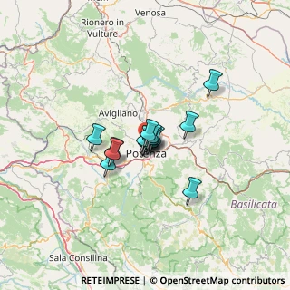 Mappa Contrada Epitaffio, 85100 Potenza PZ, Italia (7.71333)