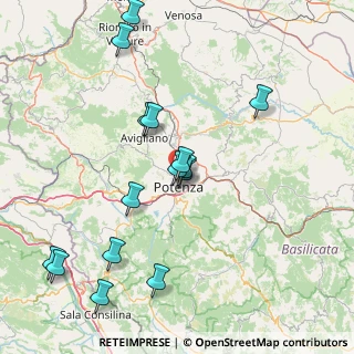 Mappa Contrada Epitaffio, 85100 Potenza PZ, Italia (18.418)