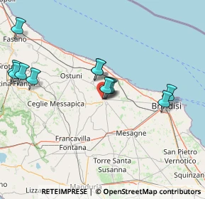 Mappa Via Franklin Nardelli, 72019 San Vito dei Normanni BR, Italia (16.84583)