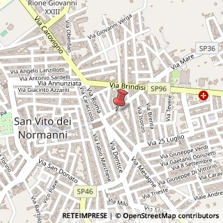 Mappa Via Boemondo Normanno, 23, 72019 San Vito dei Normanni, Brindisi (Puglia)