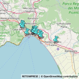 Mappa Via Volturno, 84132 Salerno SA, Italia (5.205)