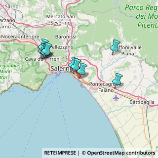 Mappa Via Volturno, 84132 Salerno SA, Italia (7.42818)