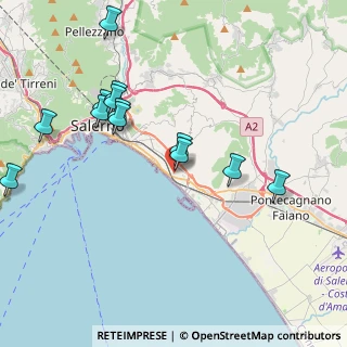 Mappa Via Volturno, 84132 Salerno SA, Italia (4.60538)