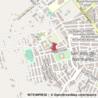 Mappa Viale europa 107, 72019 San Vito dei Normanni, Brindisi (Puglia)