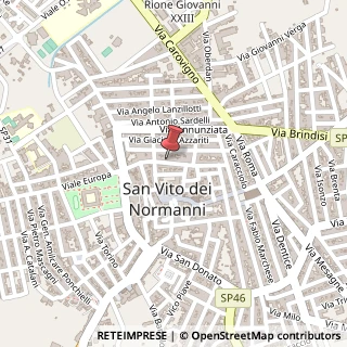 Mappa Via Vittorio Emanuele III, 73, 72019 San Vito dei Normanni, Brindisi (Puglia)