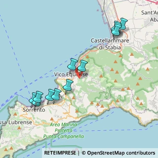 Mappa Via Bell'Alba, 80069 Vico Equense NA, Italia (4.83583)