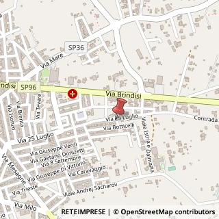 Mappa Via 25 Luglio, 141, 72019 San Vito dei Normanni, Brindisi (Puglia)