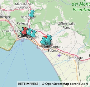 Mappa Via Monticelli di Fuorni, 84131 Salerno SA, Italia (5.89857)