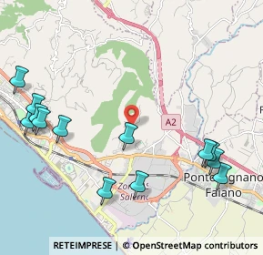 Mappa Via Monticelli di Fuorni, 84131 Salerno SA, Italia (2.81231)