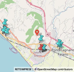 Mappa Via Monticelli di Fuorni, 84131 Salerno SA, Italia (2.66364)
