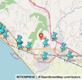 Mappa Via Monticelli di Fuorni, 84131 Salerno SA, Italia (2.88929)