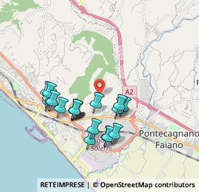 Mappa Via Monticelli di Fuorni, 84131 Salerno SA, Italia (1.825)
