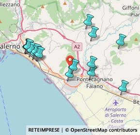 Mappa Via Monticelli di Fuorni, 84131 Salerno SA, Italia (4.2825)