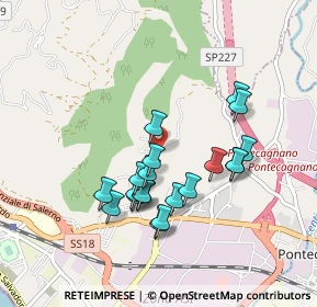 Mappa Via Monticelli di Fuorni, 84131 Salerno SA, Italia (0.8655)