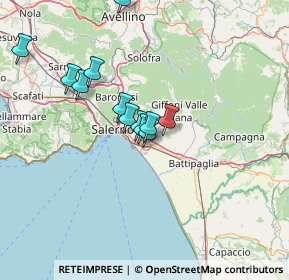 Mappa Via Monticelli di Fuorni, 84131 Salerno SA, Italia (12.0125)