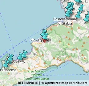 Mappa Via le Pietre, 80069 Vico Equense NA, Italia (6.9715)