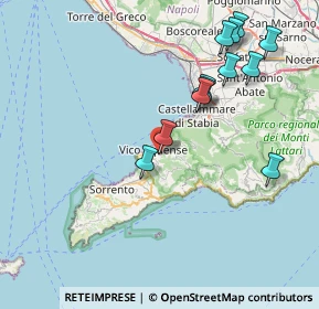 Mappa Via le Pietre, 80069 Vico Equense NA, Italia (8.9825)