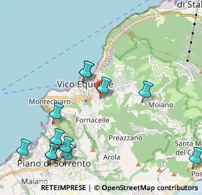 Mappa Via le Pietre, 80069 Vico Equense NA, Italia (2.62167)