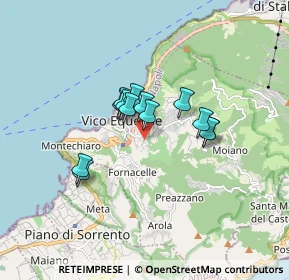 Mappa Via le Pietre, 80069 Vico Equense NA, Italia (1.23308)