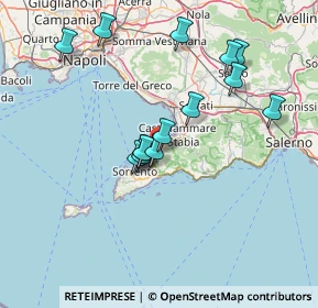 Mappa Via le Pietre, 80069 Vico Equense NA, Italia (14.22571)