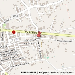 Mappa Via 25 Luglio, 124, 72019 San Vito dei Normanni, Brindisi (Puglia)