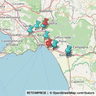 Mappa Traversa Milano, 84132 Salerno SA, Italia (11.61909)
