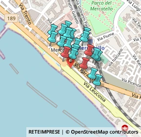 Mappa Mercatello, 84131 Salerno SA, Italia (0.1645)