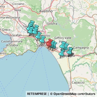 Mappa Via Podgora, 84132 Salerno SA, Italia (12.72278)
