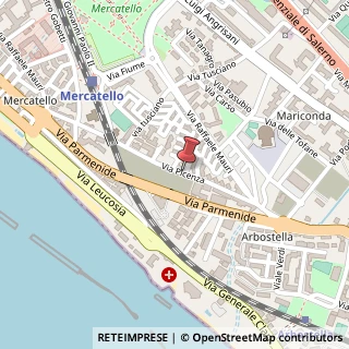 Mappa Via Picenza, 107/E, 84131 Salerno, Salerno (Campania)