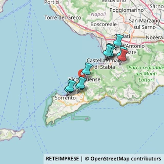 Mappa Via Punta la Guardia, 80069 Vico Equense NA, Italia (6.18)