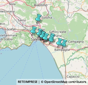 Mappa Via Oscar Arnulfo Romero, 84131 Salerno SA, Italia (6.09923)