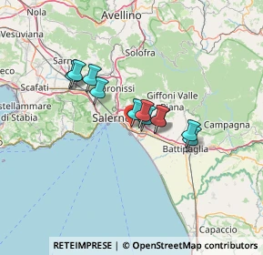 Mappa Via Oscar Arnulfo Romero, 84131 Salerno SA, Italia (10.01727)