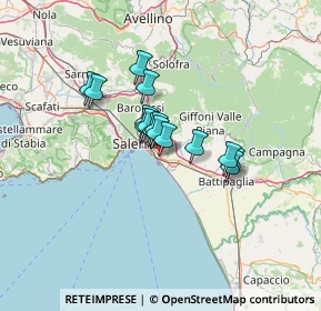 Mappa Via Oscar Arnulfo Romero, 84131 Salerno SA, Italia (9.06067)