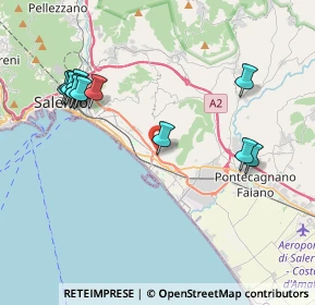 Mappa Via Oscar Arnulfo Romero, 84131 Salerno SA, Italia (4.69083)