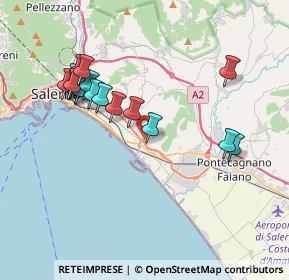 Mappa Via Oscar Arnulfo Romero, 84131 Salerno SA, Italia (4.10889)