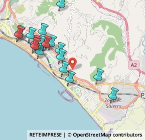 Mappa Via Oscar Arnulfo Romero, 84131 Salerno SA, Italia (2.23)