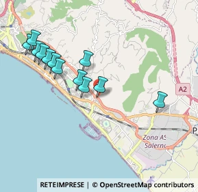 Mappa Via Oscar Arnulfo Romero, 84131 Salerno SA, Italia (2.10833)