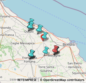 Mappa 72019 San Vito dei Normanni BR, Italia (12.85375)