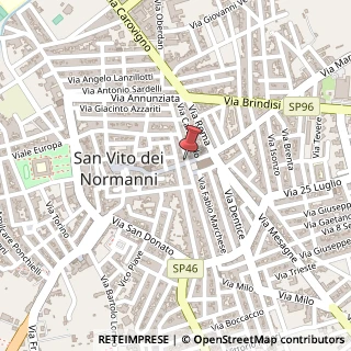 Mappa Corso Leonardo Leo, 3, 72019 San Vito dei Normanni, Brindisi (Puglia)